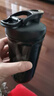 贝瑟斯摇摇杯运动健身水杯蛋白粉搅拌杯奶昔杯子代餐杯瑶瑶杯680ML黑色 实拍图