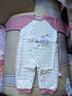 棉芹婴儿连体衣服纯棉秋冬季棉服加厚长袖保暖宝宝三层夹棉新生儿冬装 粉色小狮子【2件装】（保暖款） 73码(建议7-9个月15-18斤) 实拍图