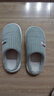 回力保暖棉拖鞋女室内耐穿保暖防滑厚底加绒加厚耐脏秋冬季女士棉拖 绿色 38-39 偏小一码 实拍图