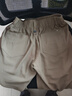 马登工装美式卡其垂感休闲裤老钱风抗皱免烫西裤薄款直筒长裤子男秋季 卡其色 /松紧腰/夏日/百搭/英伦风 M 实拍图