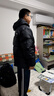 鸭鸭（YAYA）【255充绒】户外极寒加厚男士短款羽绒面包服时尚保暖羽绒服外套 黑色 男女同款 | 抗寒-20°| 可拆卸帽 2XL (185) 【160-180斤】 实拍图