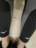 美津浓（MIZUNO）护膝运动跑步男女保暖专业篮足球护具羽毛球加长护腿2548-L黑两只 实拍图