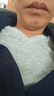 七匹狼短袖男v领t恤男纯棉外穿休闲内搭打底衫男3件装 实拍图