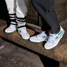 NEW BALANCE  NB550 官方板鞋男鞋女鞋情侣复古低帮百搭潮鞋休闲运动鞋 白色/浅灰/墨绿 BB550WT1 40.5 (脚长25.5cm) 实拍图