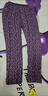 棉裤女纯手工棉花裤冬装加厚宽松中老年人奶奶保暖高腰妈妈长棉裤 紫色碎花 XL （高155-170重105-115斤） 实拍图