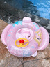 佑游泳圈儿童加厚款防侧翻男女童宝宝初学者游泳坐圈90116粉色美人鱼 实拍图