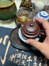 藏壶天下【政府补贴】宜兴紫砂壶纯手工茶具小容量泡茶壶紫茄泥德钟壶 实拍图