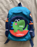 双星幼儿园书包男儿童背包女孩3-6岁中大班 大容量卡通轻便双肩包 墨绿恐龙 实拍图