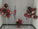 多美忆乔迁之喜气球装饰用品全套搬家礼物新居入宅宝石红气球立柱1对 实拍图
