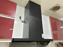 抽吸油烟机装饰罩不锈钢加高围板烟罩定制遮丑一体成型加厚 哑光黑 直接下单不发货 实拍图