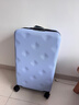 不莱玫行李箱女拉杆箱男旅行箱大容量学生托运密码箱22英寸plus 浅蓝色 实拍图