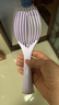 名创优品（MINISO）梳子弹力按摩天使贝壳梳气囊梳造型梳按摩梳生日礼物女 紫色 实拍图
