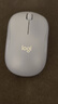 罗技（Logitech）M221 轻音鼠标 无线鼠标 办公鼠标 对称鼠标 带无线微型接收器 雾霭蓝 实拍图