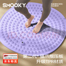 SMOOKY指压板脚底按摩脚垫穴位疏通脚心指压板仿鹅卵石圆形垫慢跑 优雅紫【圆形直径约55cm】 实拍图