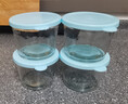 260ml有盖咸菜碗上班族便携小菜水果保鲜盒厨房冰箱带盖密封泡菜 小菜保鲜盒4只装 实拍图