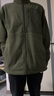 GAP男女装拼接多口袋立领摇粒绒外套休闲上衣680488 军绿色 L (175/96A)亚洲尺码 实拍图
