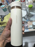 乐扣乐扣（LOCK&LOCK）菲特旋转盖轻量保温杯男女学生茶水杯子LHC4131IVY米白色450ml 实拍图