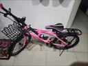 儿童自行车山地车6-7-8-10-12-15岁学生单车变速小孩18寸20寸22寸 标配单速白粉色送礼包 18寸适合身高100-125厘米【约6-10岁】 实拍图