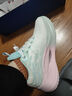 回力官方女鞋保暖运动鞋女冬季新款加绒加厚棉鞋女 白绿粉（皮面） 37 实拍图