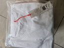布先生春夏季短袖T恤男士纯棉小白T纯色内搭打底衫 白色 L(175) 实拍图