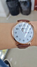 时光一百（TIME100）手表男复古星期日历月相考试手表日本进口机芯瑞士品质国表前十名 星期日历学生考试专用钢壳棕色 实拍图