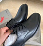 红蜻蜓真皮男鞋秋冬舒适商务休闲皮鞋高级正装德比鞋婚鞋WTA7376黑色40 实拍图