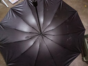 加固折叠雨伞手动结实耐用黑胶晴雨伞两用遮阳防晒学生雨伞 黑色-超大号130cm黑胶防晒款 12骨 实拍图