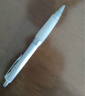 三菱（uni）按制圆珠笔金属杆原子笔中油笔软胶笔握 低重心白胶银杆 SXN-1000 0.7mm黑色 实拍图