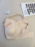 猫人无痕内衣女士无钢圈文胸大胸显小提拉聚拢上托防下垂薄粉底液胸罩 实拍图