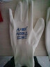 星宇 浸胶劳保手套 PU树脂系列涂掌夏季轻薄透气防滑轻便 电子厂装配防护手套 12双 白色 PU508【灵巧洁净款】 M（中码） 实拍图