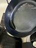 臻三环章丘手工铁锅平底煎锅烤肉煎锅无涂层不易粘锅小平底锅辅食厨具 烤蓝铁把加耳 28cm 实拍图