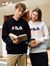 FILA斐乐官方情侣款连帽卫衣2025秋季休闲宽松针织长袖上衣 实拍图