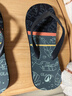 迪卡侬人字拖男拖鞋沙滩鞋耐磨舒适sbt藏青树叶41.5_男款4485560 实拍图
