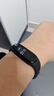欧煜【买一送一】适用小米手环腕带3/4代智能手环5/6/7NFC版表带配件 黑色腕带 小米5/6代通用 实拍图