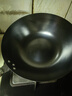 苏泊尔（SUPOR）铁锅家用炒菜锅无涂层传统老式精铁大炒锅平底燃气电磁炉通用 精铁炒锅【带盖款】 32cm 实拍图