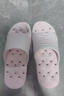 BAIHOU白猴侧漏水防滑按摩镂空男女情侣学生浴室洞洞凉拖鞋 粉红35-36 实拍图