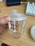 奥美优（AOmeiyou）一次性咖啡杯U型奶茶杯带盖塑料透明饮料杯加厚360ml*20只 实拍图