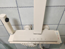 德匠科勒数显淋浴花洒套装全套恒温增压卫浴沐浴智能加压家用明装全铜数显 KS13奶白色（恒温版带腰喷) 实拍图