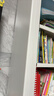 豫正豫正家用学生现代简约书籍馆多层落地置物架钢制简易图书馆书架 珍珠白单面六层2米高0.8m长主架 实拍图