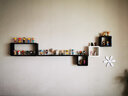百目源 客厅电视背景墙装饰现代简约墙上置物架壁挂创意格子墙面搁架 套餐G 实拍图