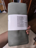 宜家（IKEA）STRANDLUMMER斯丹鲁默被套枕套床上用品夏季床单三件套 四件套-床单款 灰绿1.8m床 实拍图
