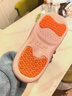 洁丽雅老人防滑拖鞋女士夏季室内家居家中老年浴室洗澡防臭家用凉拖鞋女 粉色 35-36 (标准码) 实拍图