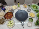 美的（Midea）烧烤炉 电烤盘 家用电煎锅 多功能锅烤串韩式烤肉一体不沾 室内户外轻油少烟煎烤锅JKE3852 实拍图