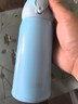 膳魔师（THERMOS）保温杯316钢350ml男女士儿童水杯学生感恩节礼物NL-350S静谧蓝 实拍图