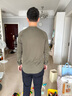 安德玛（UNDERARMOUR）DFO男子圆领训练运动长袖T恤1302355 绿色390   L    实拍图