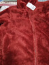 优衣库女装男装长绒摇粒绒拉链茄克/长袖外套夹克冬新款479611 17 枣红色 XL 实拍图