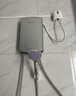 志高（CHIGO）即热式电热水器6500W电热水器小厨宝家用集成洗澡免储水多功率可调防漏电 银色 KBR-B65 实拍图