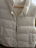 坦博尔秋冬羽绒服短款女士马甲背心90鸭绒休闲保暖外套TD236006 小香白 M (165) 实拍图