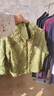 童装春秋冬季毛绒外套男女宝宝保暖衣打底外穿双面绒衣服f100 绿色 80 实拍图