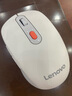 联想（Lenovo）无线蓝牙双模鼠标  便携办公鼠标 人体工程学设计 适用台式机一体机笔记本平板Howard白色 实拍图